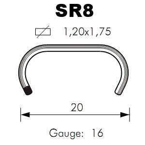 Zszywka OMER SR8